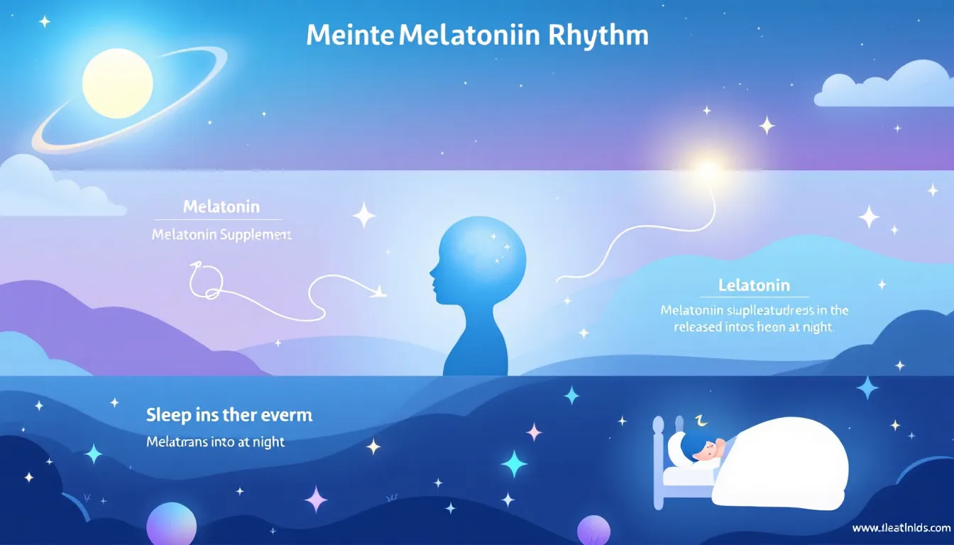 Melatonin supplements and their connection to circadian rhythm.